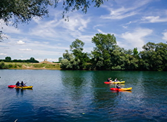 Location de canoë kayak : descente de la rivière du Doubs - VERDUN-CIEL